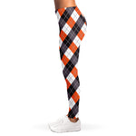 Halloween Party Argyle Pattern Print Women's Leggings