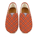 Halloween Plaid Pattern Print Casual Shoes