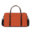 Halloween Plaid Pattern Print Duffel Bag