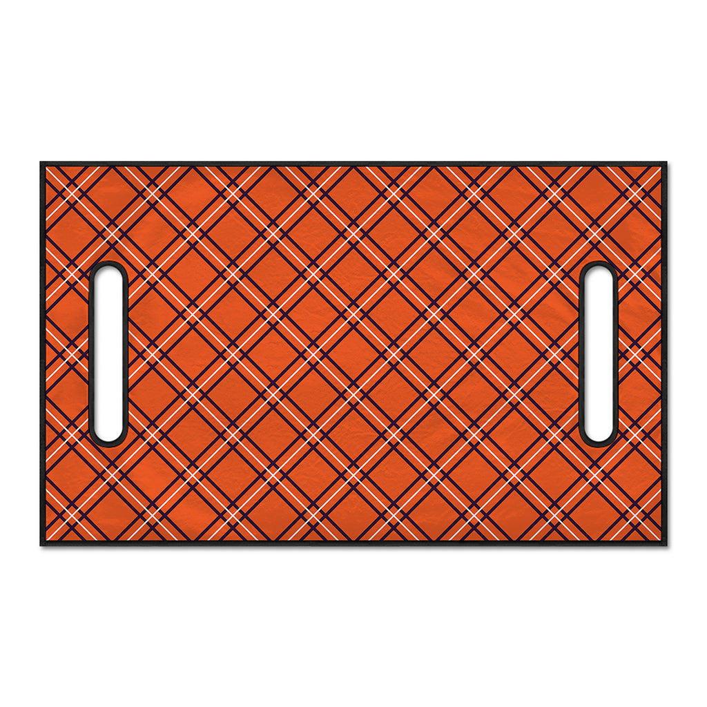 Halloween Plaid Pattern Print Golf Cart Seat Cover