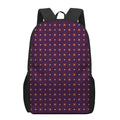 Halloween Plus And Cross Pattern Print 17 Inch Backpack