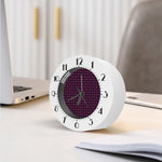 Halloween Plus And Cross Pattern Print Alarm Clock