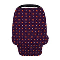Halloween Plus And Cross Pattern Print Baby Seat Cover