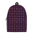 Halloween Plus And Cross Pattern Print School Backpack