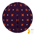 Halloween Plus And Cross Pattern Print Basketball