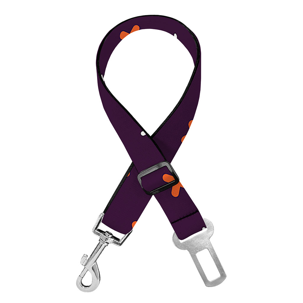 Halloween Plus And Cross Pattern Print Dog Seat Belt