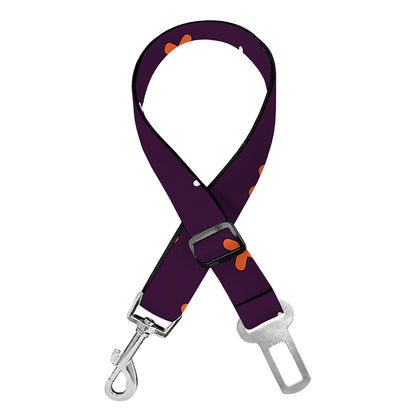Halloween Plus And Cross Pattern Print Dog Seat Belt