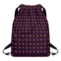 Halloween Plus And Cross Pattern Print Drawstring Backpack