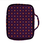 Halloween Plus And Cross Pattern Print Front Pocket Bible Bag