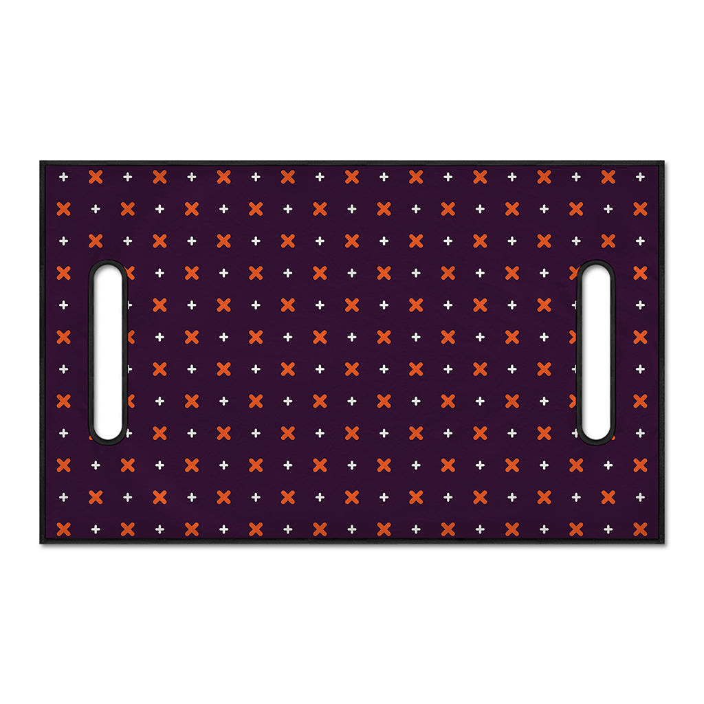 Halloween Plus And Cross Pattern Print Golf Cart Seat Cover