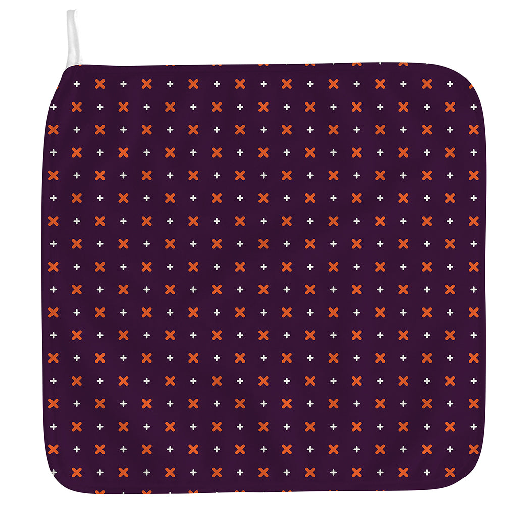 Halloween Plus And Cross Pattern Print Hand Towel