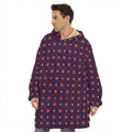 Halloween Plus And Cross Pattern Print Hoodie Blanket