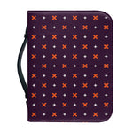 Halloween Plus And Cross Pattern Print Leather Bible Cover