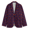 Halloween Plus And Cross Pattern Print Men's Blazer