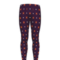 Halloween Plus And Cross Pattern Print Men's Leggings