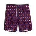 Halloween Plus And Cross Pattern Print Men's Athletic Shorts