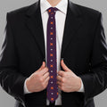 Halloween Plus And Cross Pattern Print Necktie