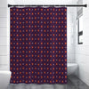 Halloween Plus And Cross Pattern Print Premium Shower Curtain