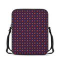 Halloween Plus And Cross Pattern Print Rectangular Crossbody Bag