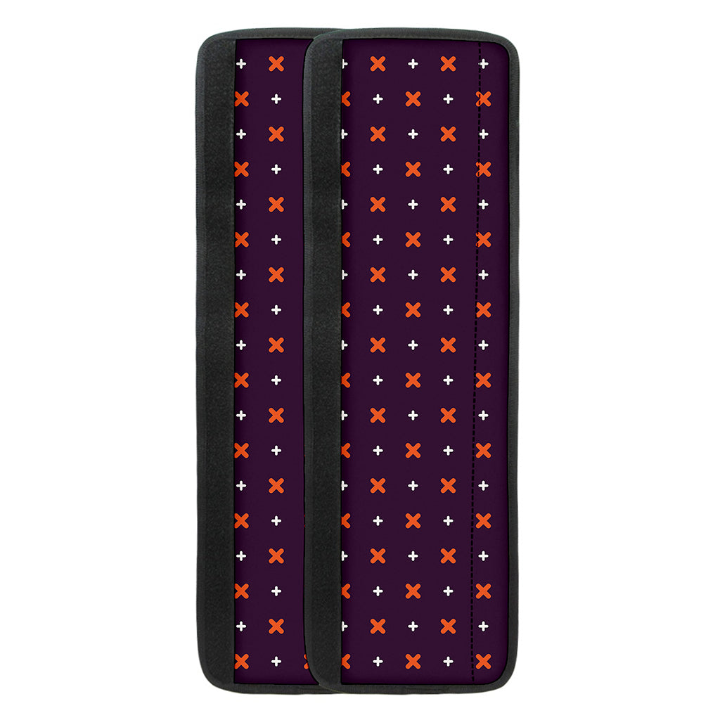 Halloween Plus And Cross Pattern Print Refrigerator Handle Covers