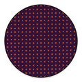 Halloween Plus And Cross Pattern Print Round Floor Mat