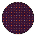 Halloween Plus And Cross Pattern Print Round Floor Mat