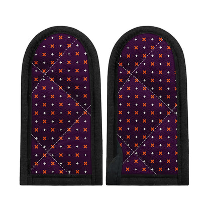Halloween Plus And Cross Pattern Print Skillet Handle Cover