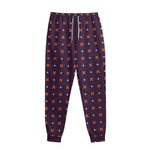 Halloween Plus And Cross Pattern Print Sweatpants