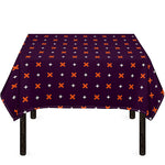 Halloween Plus And Cross Pattern Print Tablecloth
