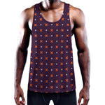 Halloween Plus And Cross Pattern Print Training Tank Top