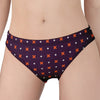 Halloween Plus And Cross Pattern Print Women's Panties