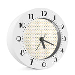 Halloween Polka Dot Pattern Print Alarm Clock