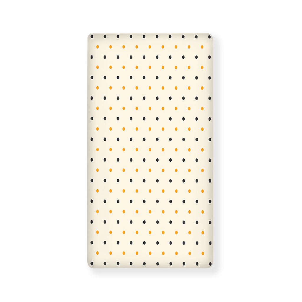 Halloween Polka Dot Pattern Print Baby Crib Sheet