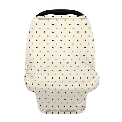 Halloween Polka Dot Pattern Print Baby Seat Cover