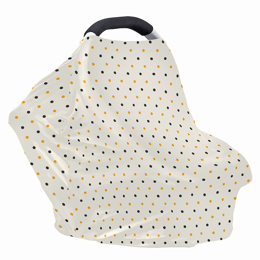 Halloween Polka Dot Pattern Print Baby Seat Cover