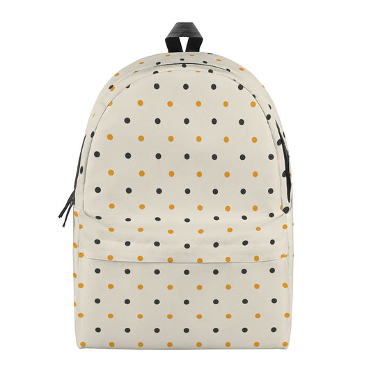 Halloween Polka Dot Pattern Print Backpack