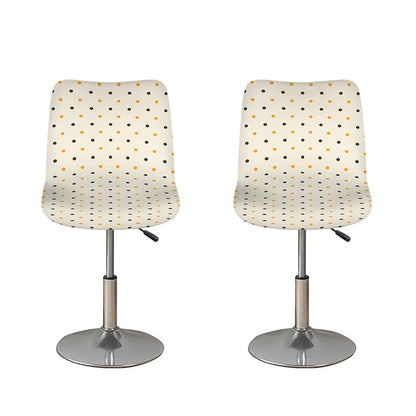 Halloween Polka Dot Pattern Print Bar Stool Covers