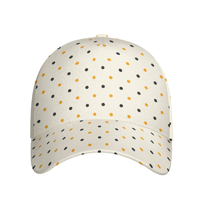 Halloween Polka Dot Pattern Print Baseball Cap