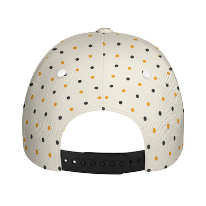 Halloween Polka Dot Pattern Print Baseball Cap