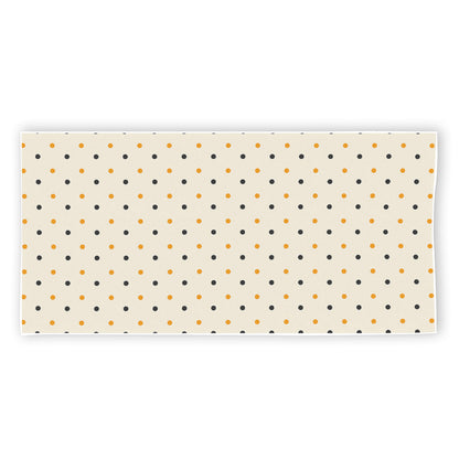 Halloween Polka Dot Pattern Print Beach Towel