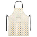 Halloween Polka Dot Pattern Print Bib Apron With Pocket