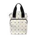 Halloween Polka Dot Pattern Print Bible Tote Bag