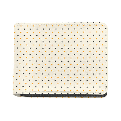 Halloween Polka Dot Pattern Print Bifold Wallet