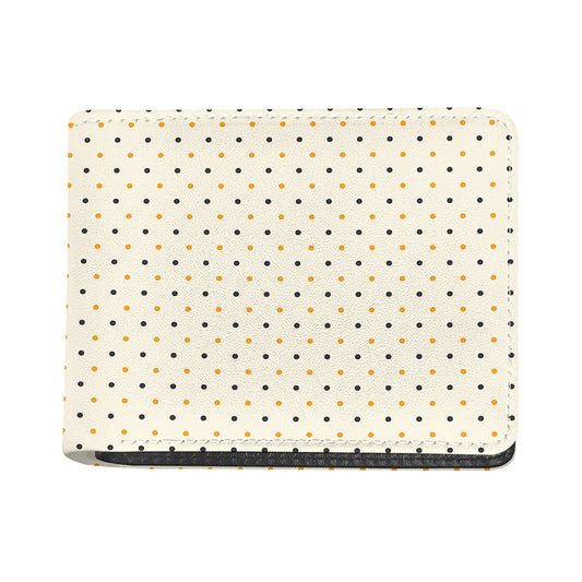 Halloween Polka Dot Pattern Print Bifold Wallet