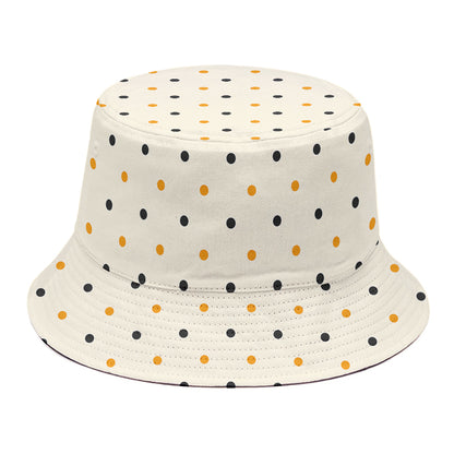 Halloween Polka Dot Pattern Print Bucket Hat