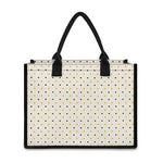 Halloween Polka Dot Pattern Print Canvas Tote Bag