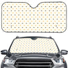 Halloween Polka Dot Pattern Print Car Windshield Sun Shade