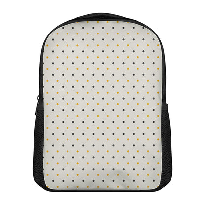 Halloween Polka Dot Pattern Print Casual Backpack