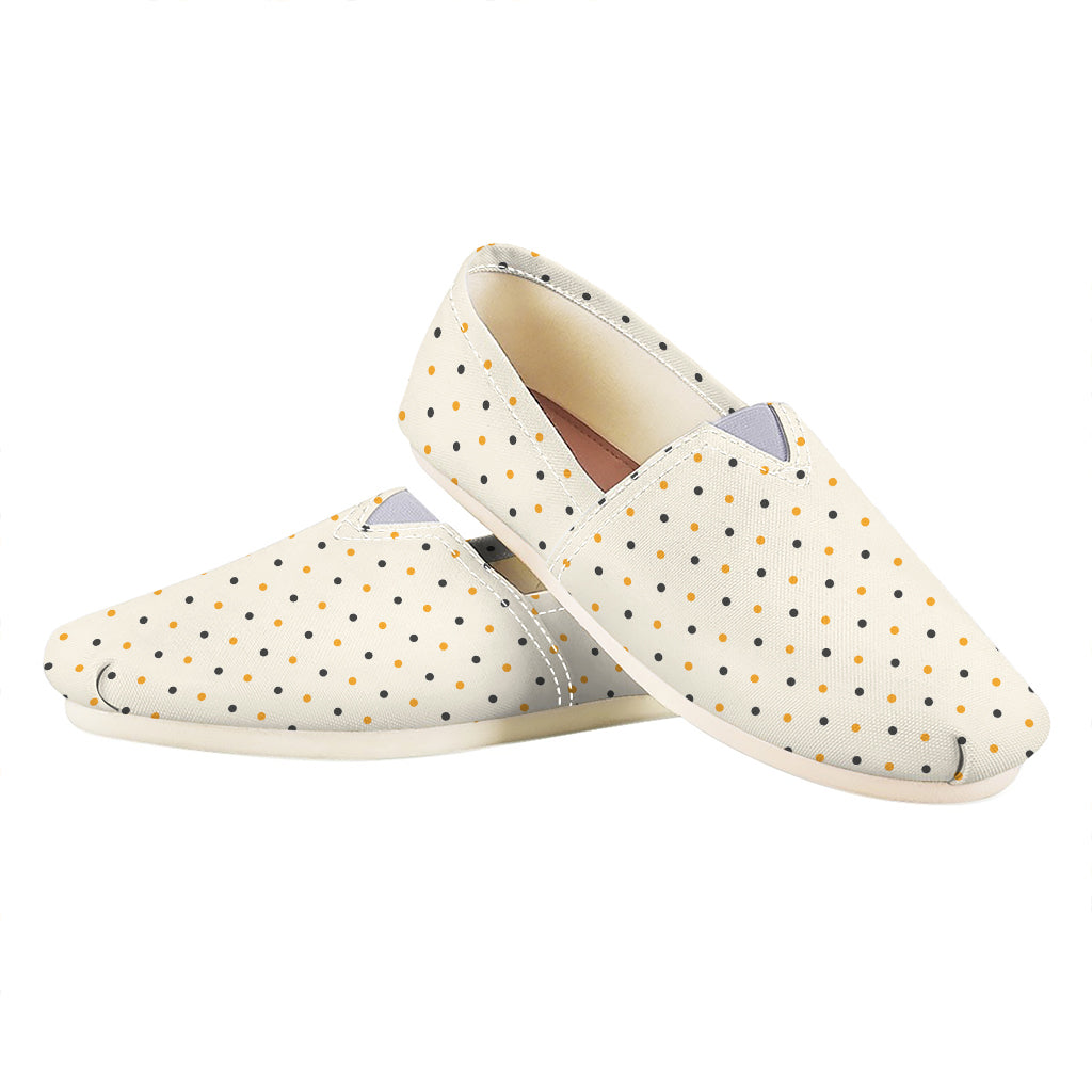 Halloween Polka Dot Pattern Print Casual Shoes