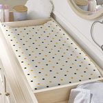 Halloween Polka Dot Pattern Print Changing Pad Cover